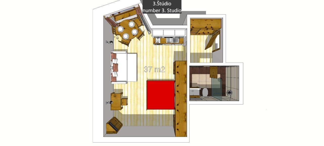Apartamento Quota 1010 Vysoké Tatry Exterior foto